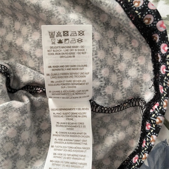 Boden Women’s Jersey Shirt Dress US12R Botanic Bud Comfy Mom Classy Sweet - Picture 4 of 6